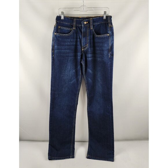 5.11 Tactical Jeans Mens 31x34 Blue Straight Leg Dark Wash Denim - Picture 1 of 8